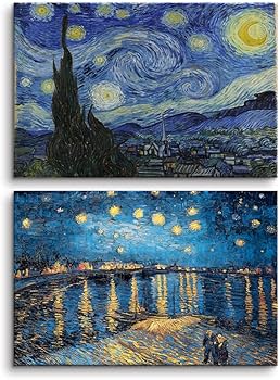 Amazon.co.jp: ゴッホ アートパネル 2枚セット 飾り絵 ゴッホ 星月夜 Amazon.co.jp: ゴッホ アートパネル 2枚セット 飾り絵 ゴッホ 星月夜