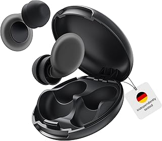Duppiie Pro Tampões para os ouvidos barulho dormir | Certificados 47dB SoundTarget | Conforto de Nuvem e Isolamento Trip...