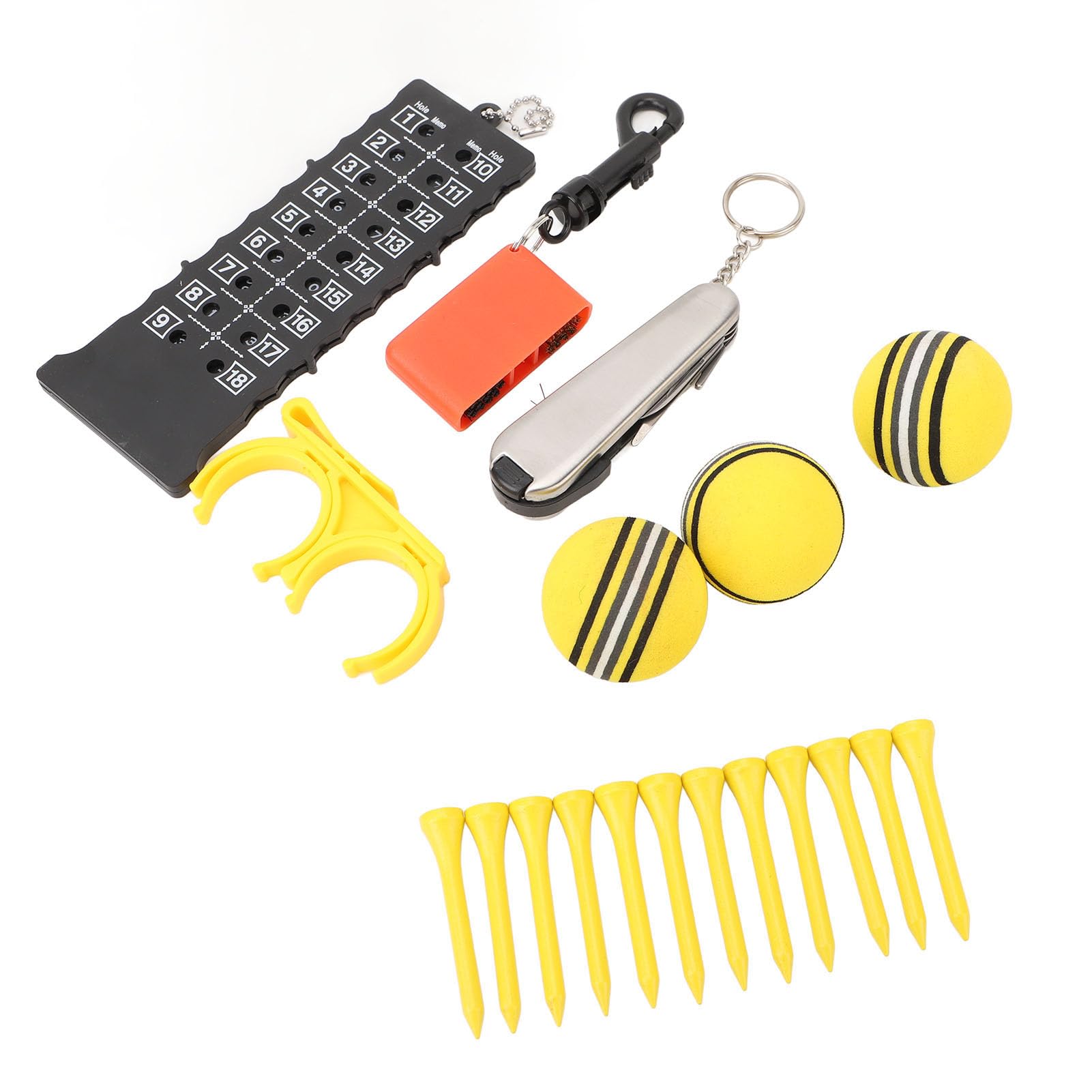 Borsa per Accessori da Golf 6 in 1 in Pelle PU con Grande