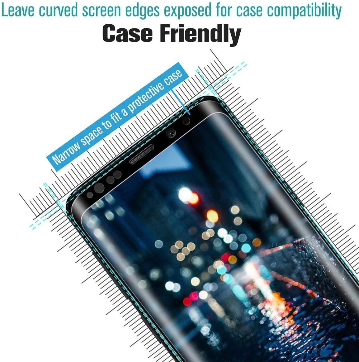 [2+2 Pack] Galaxy S21 Ultra Screen Protector, 9H Tempered Glass, Ultrasonic Fingerprint Compatible,3D Curved, HD Clear for Samsung S21 Ultra 5G Glass Screen Protector