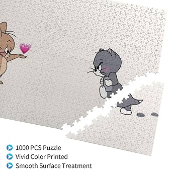 Amazon.co.jp: トムとジェリー ジグソーパズル 木製 1000ピース