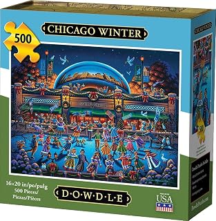 Dowdle Jigsaw Puzzle - Chicago Winter - 500 Piece