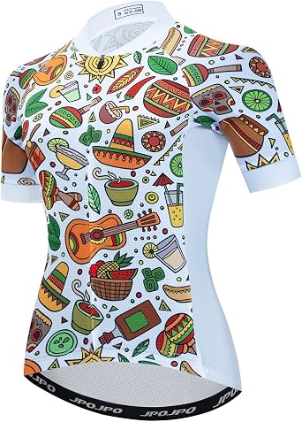 Weimostar Womens Cycling Jersey Short Sleeve Ladies Bike Shirt Top MTB Jacket Bicycle Clothing