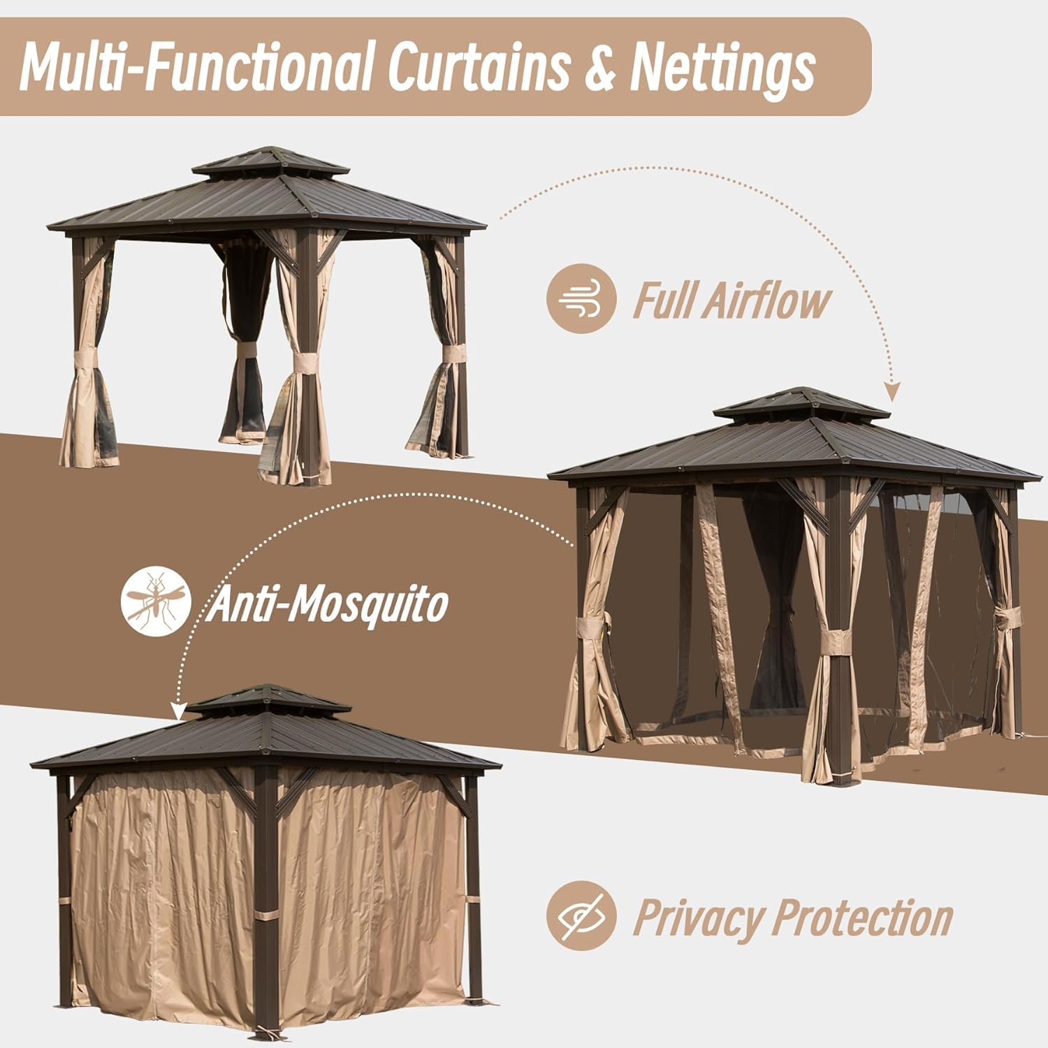 Multi-Functional Curtains and Nettings