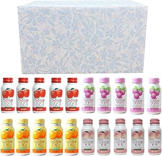 つぶらなカボスとJA人気ドリンクのギフトセット つぶらなミカン5本つぶらなブドウ5本つぶらなリンゴ5本つぶらなもも5本の計20本セット 包装して発送いたします