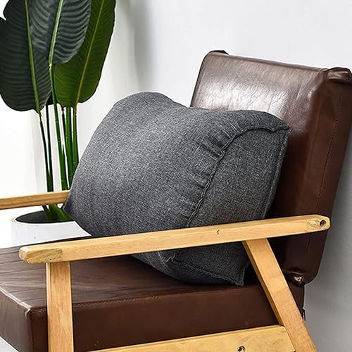 Miniatura 6 de Almohada de apoyo lumbar para sofá, respaldo grande de espuma dura, almohada de cabecera de cuña, almohada de lectura para dormitorio, soporte de