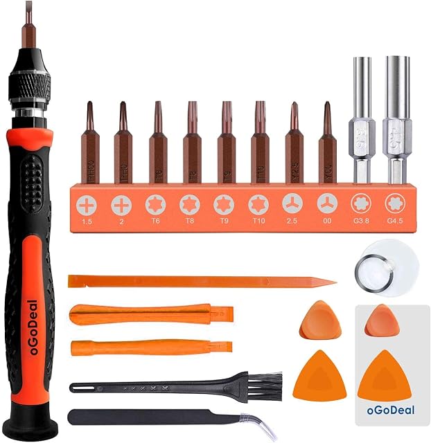 oGoDeal Triwing Screwdriver Set Compatible for Nintendo Switch T6 T8 T9 T10 Torx Security Screwdriver for PS5,PS4, Xbox, Xbox one, Xbox one S Controller, Switch Lite, Joycon,Wii,N64 Repair Tool Kit