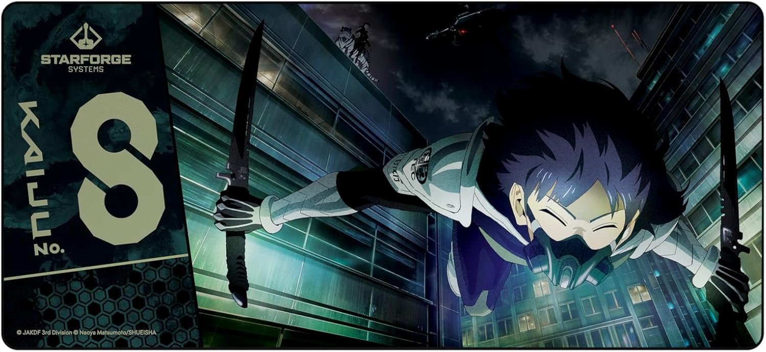 Hyakkei 004 - Kaiju No. 8 Gaming Desk Mat – Large Extended Mouse & Keyboard Pad