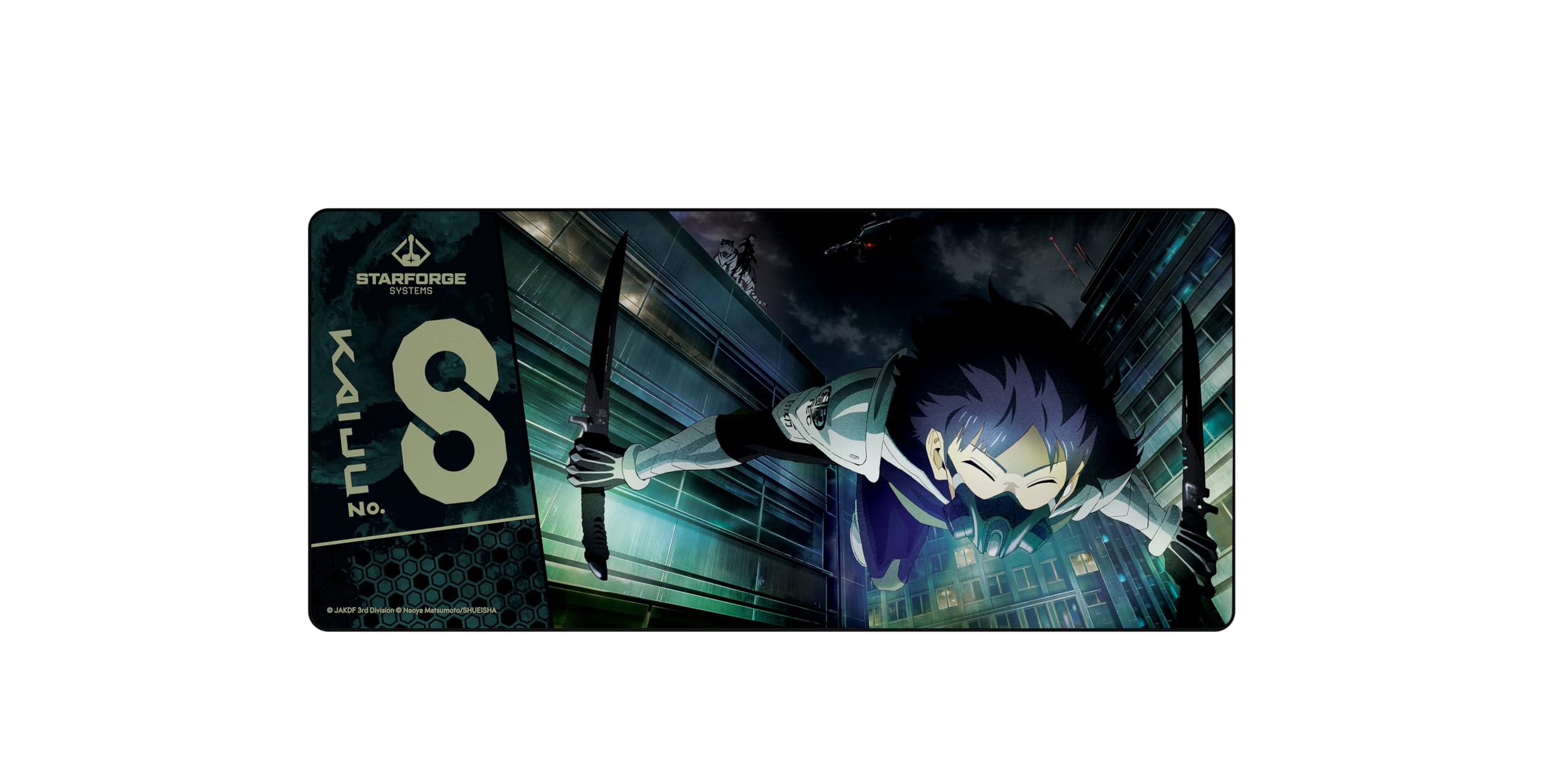 Hyakkei 004 - Kaiju No. 8 Gaming Desk Mat – Large Extended Mouse & Keyboar