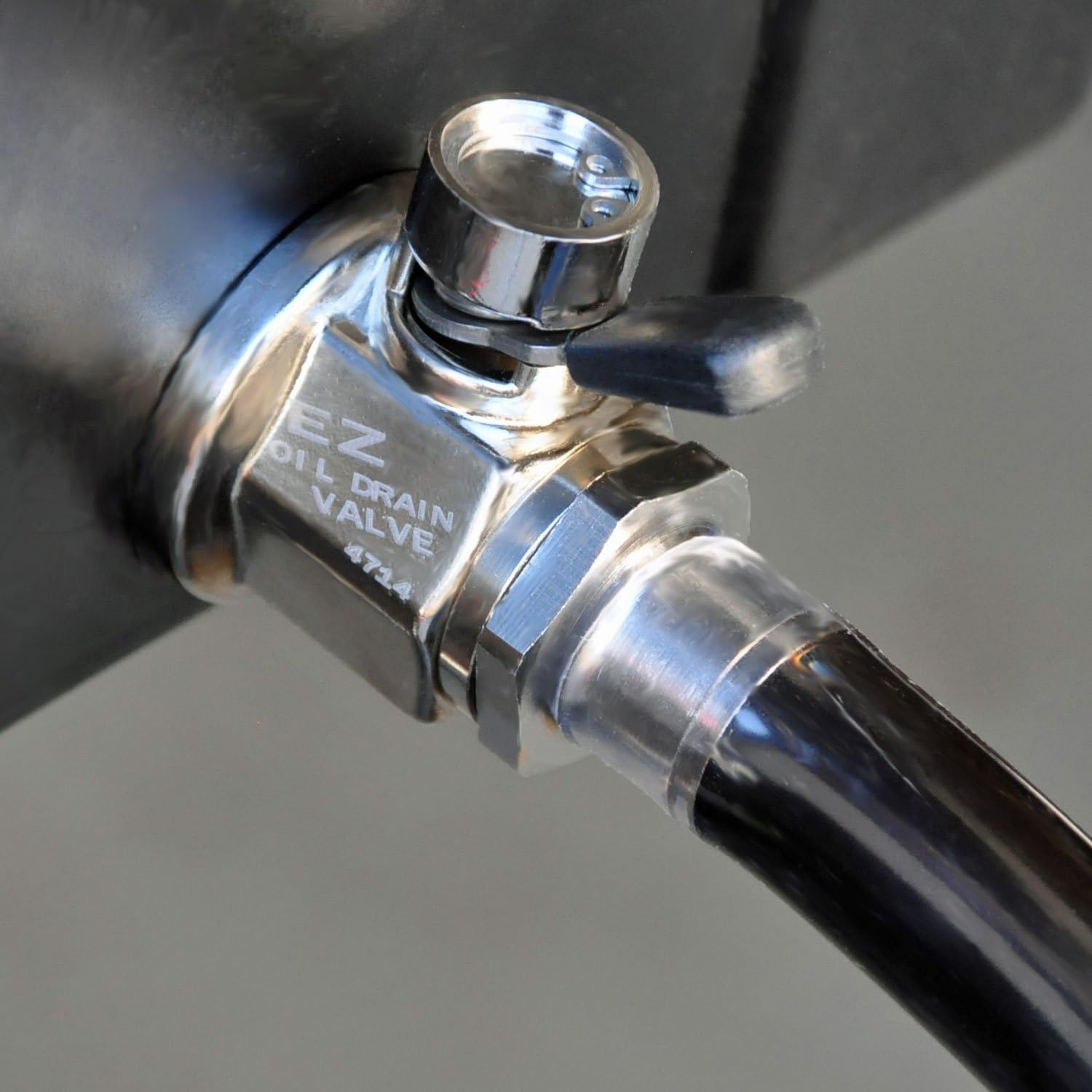 EZ-211(27mm-2.0) EZ Oil Drain Valve with removable Straight Hose End(H-002) Combo