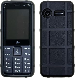 ZAOMA Premium Back Case TPU Cover Compatible for Jio Prima 2 4G Keypad Mobile Feature Phone Rugged Case (JPRIMA2_RUGBLK), ... Price In India