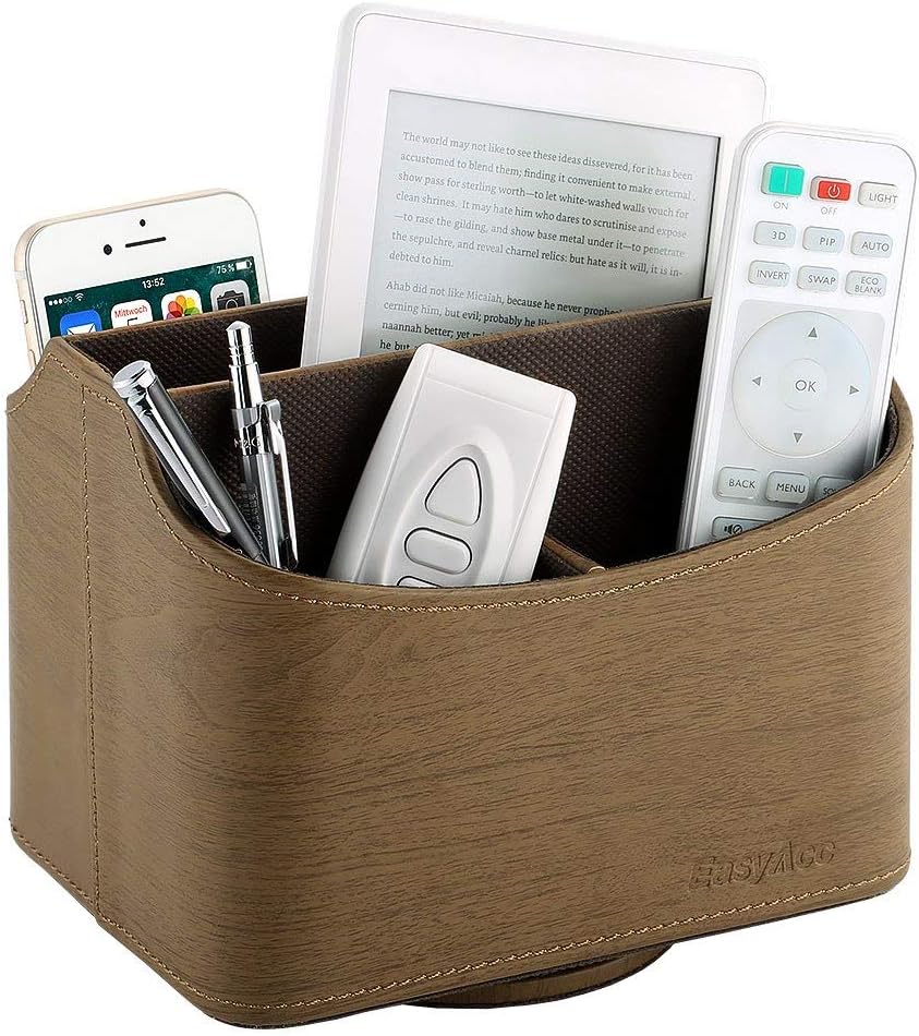 EasyAcc Nightstand Organizer for Men Multi-Device Office Desk Valet Tray for Men - Night Stand Organizers Charging Tray Great for Your Wallet, Keys, Phones & Other Electronic Devices