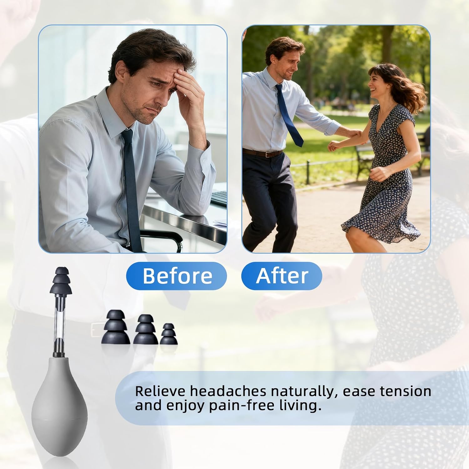 Ear Pressure Relief Device, Relief Migraine and Tinnitus Products image 4