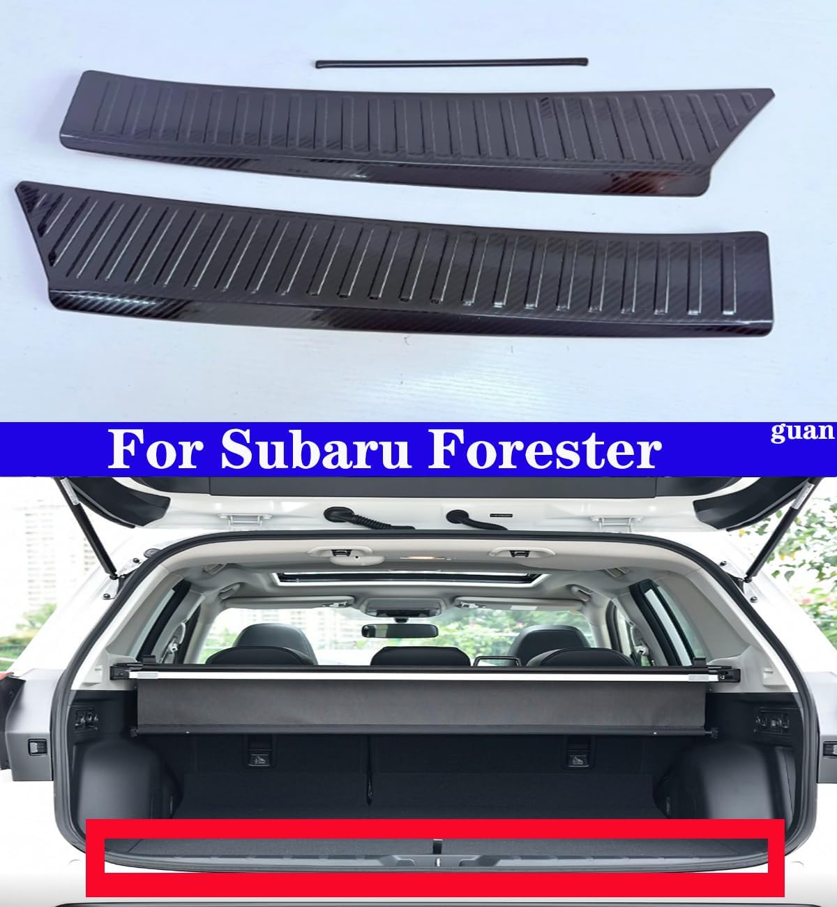 Car Trunk Guard Decorative Panel for Forester 2025-2026