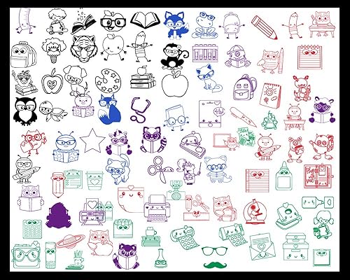 Miniatura 3 de ¡Elige tu imagen! Este libro pertenece al sello de libro personalizado autoentintado personalizado escolar sello grande de 3 líneas, por favor