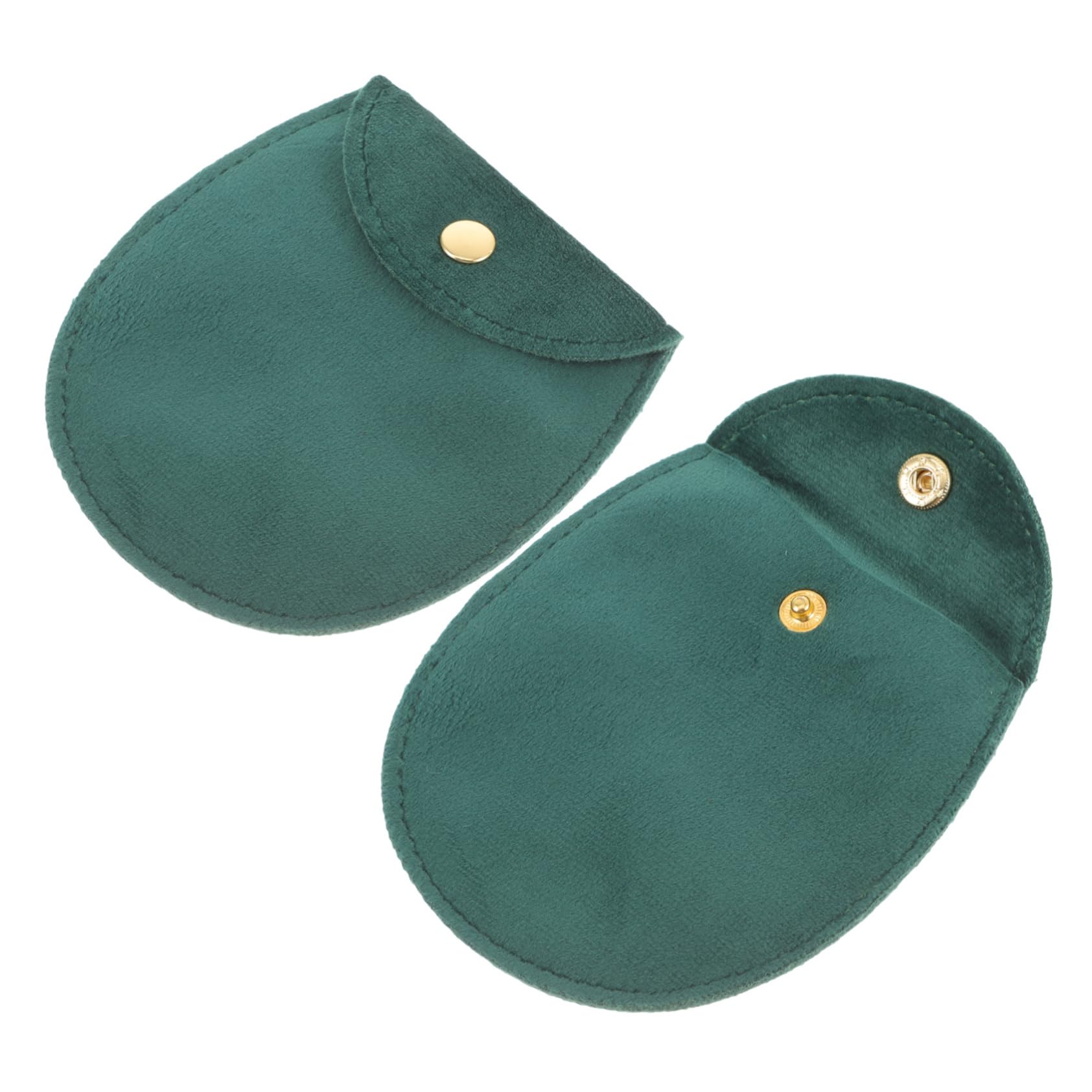 FOMIYES 2Pcs Retro Pouch Portable Pocket Watch Storage Bag Thickened Double Sided Design for Protecting Pocket Watches present for Collectors and Travelers