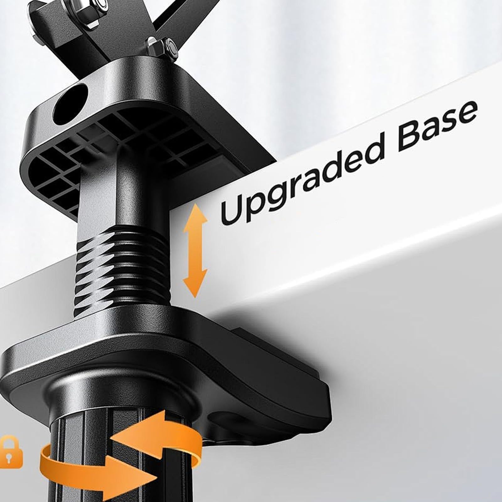 Metall Mikrofonarm Ständerhalter, flexible Positionierung, starke tragende Tischhalterung für Desktop Setups, flexibler Mikrofonarm