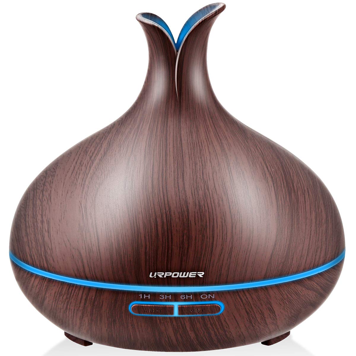 URPOWER 400ml Essential Oil Diffuser Wood Grain Diffuser