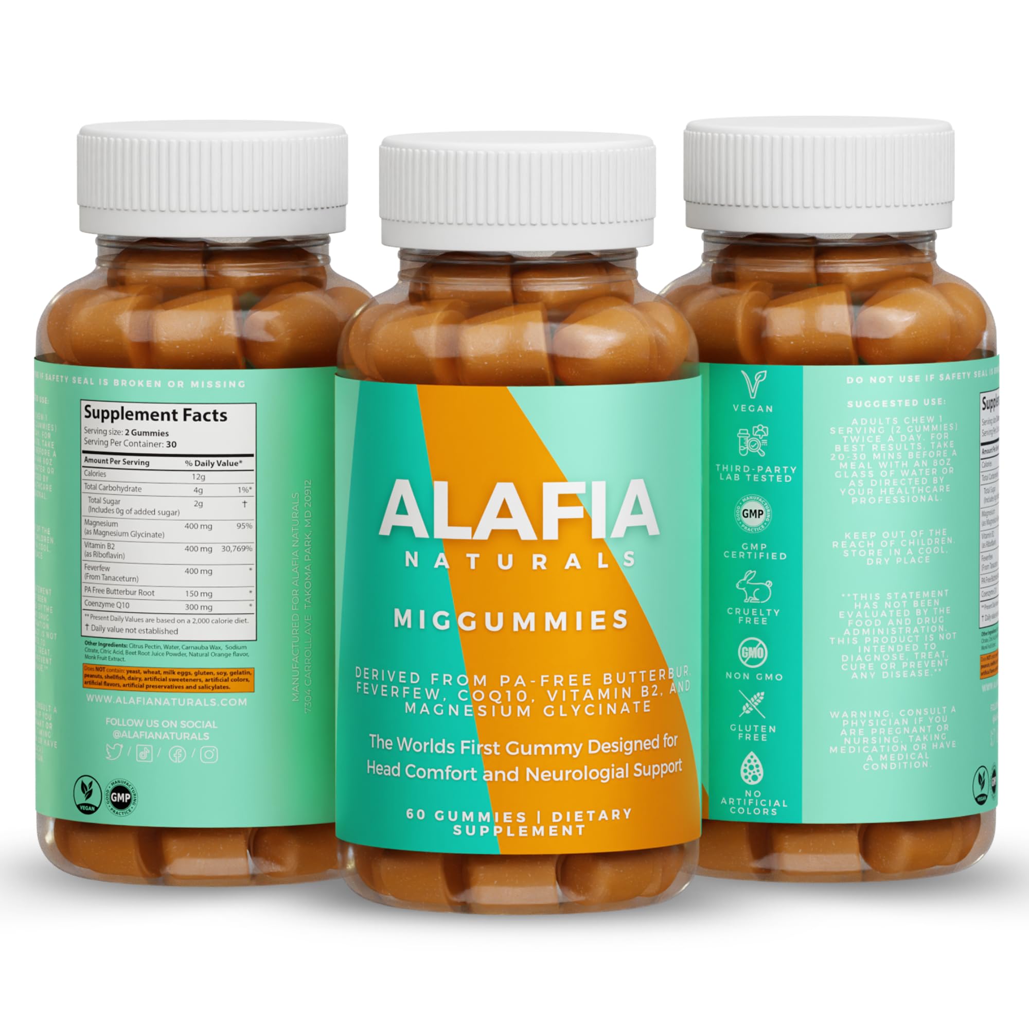 アドミラルアレグル4枚 チャクラデルフィン2枚 ジャパニカン1枚 Amazon.com: Alafia Naturals Miggummies - World's First Cranial