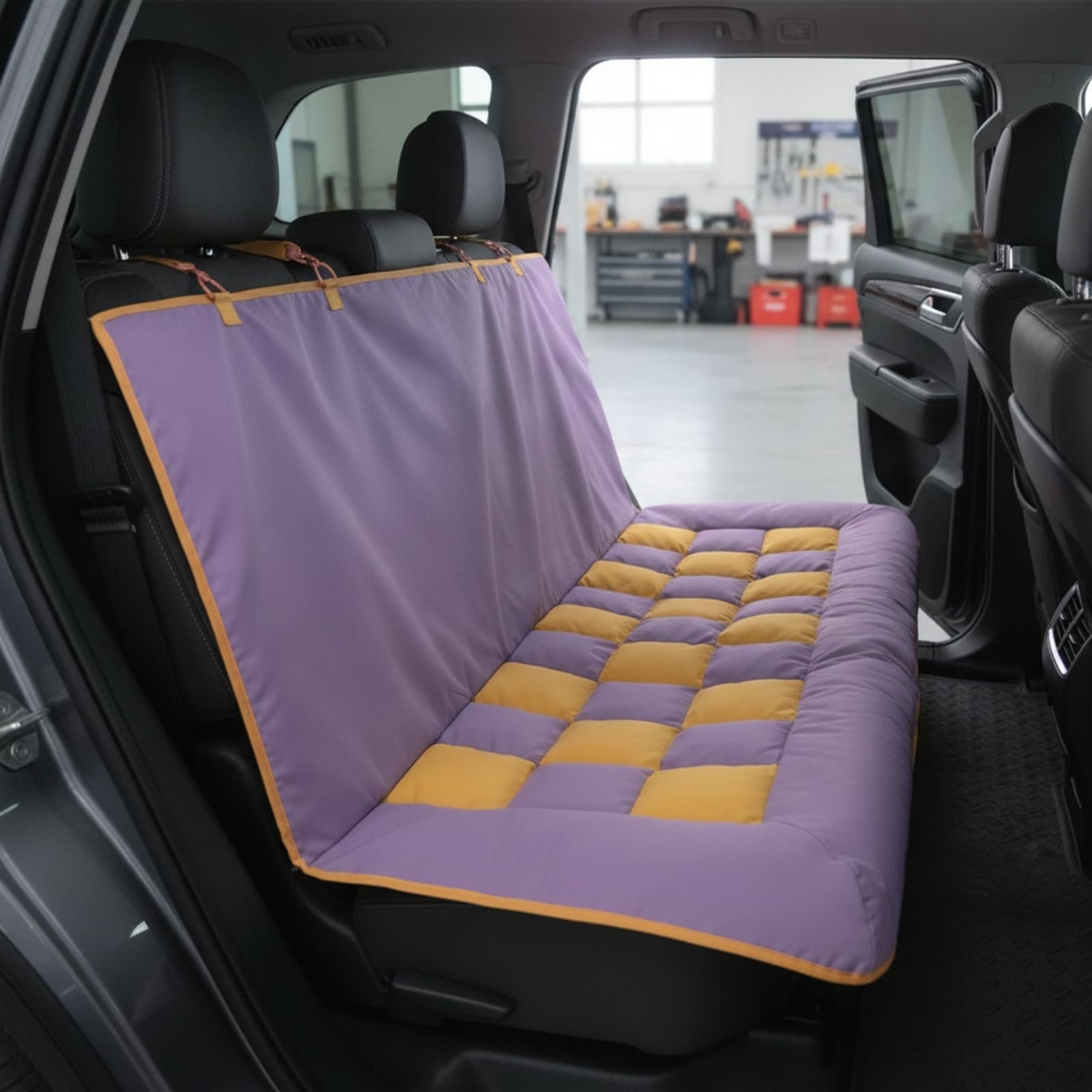 Protector Trasero l Asiento l Coche | Antislizante, Funda Asiento Coche para Mascotas, Cómodo,