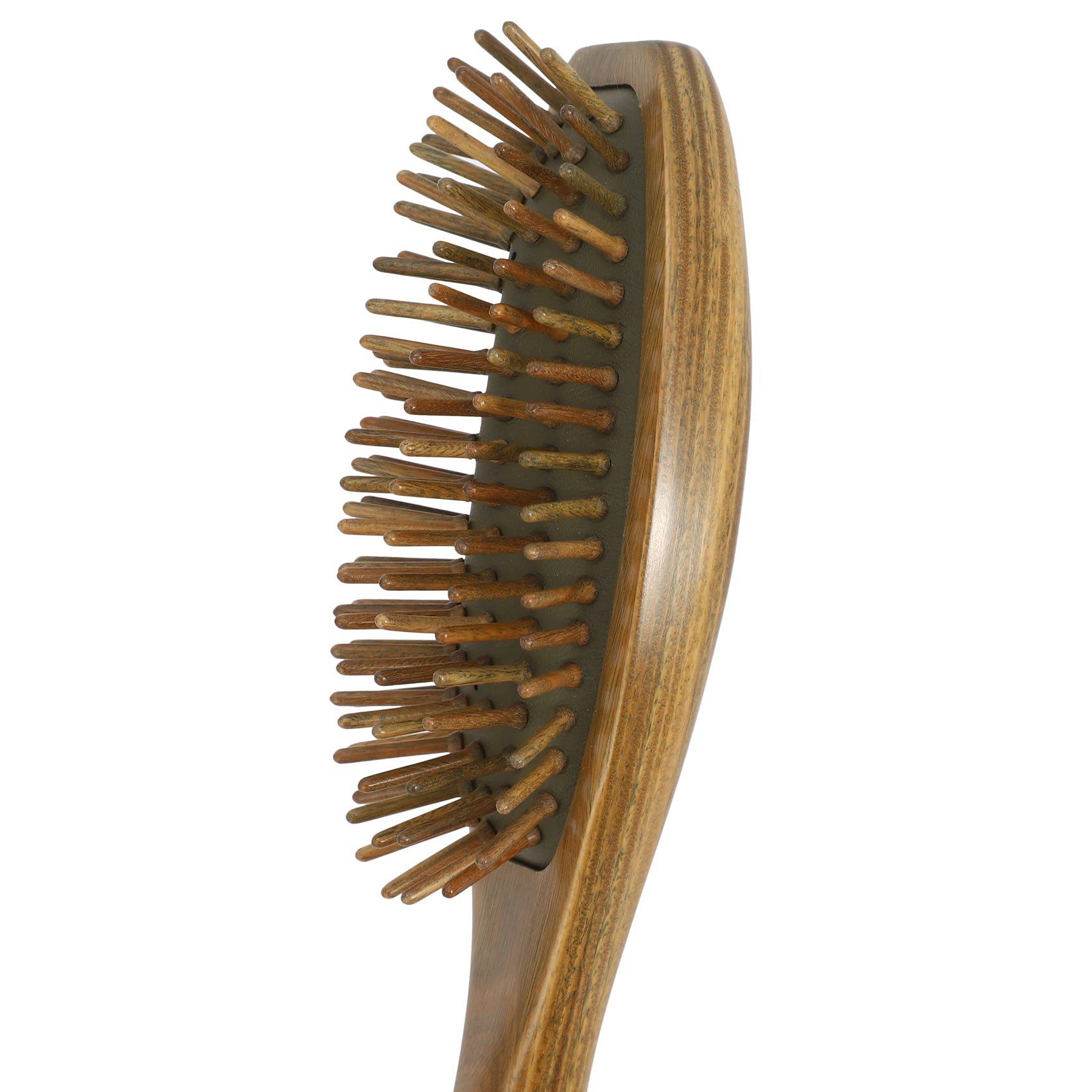 3X Cepillo para el Pelo de Sándalo Peine de Pelo de Masaje de Desenredado Natural Hecho una Mano de Madera con Caja de Regalo