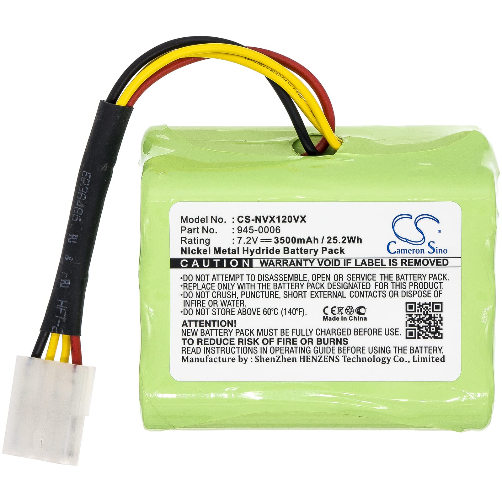 TECHTEK Bateria 3500mAh kompatybilny z [Neato] 945-0080, All Floor, Signature 25, VX Pro, XV Signature, XV Pro, XV-11, XV-12, XV-14, XV-15, XV-21, XV-25, XV-25 kompatybilny z [Vorwerk] VX100, VX100 S