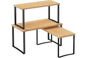 SONGMICS Cabinet Shelf Rack: Maximize Storage in Your Kitchen