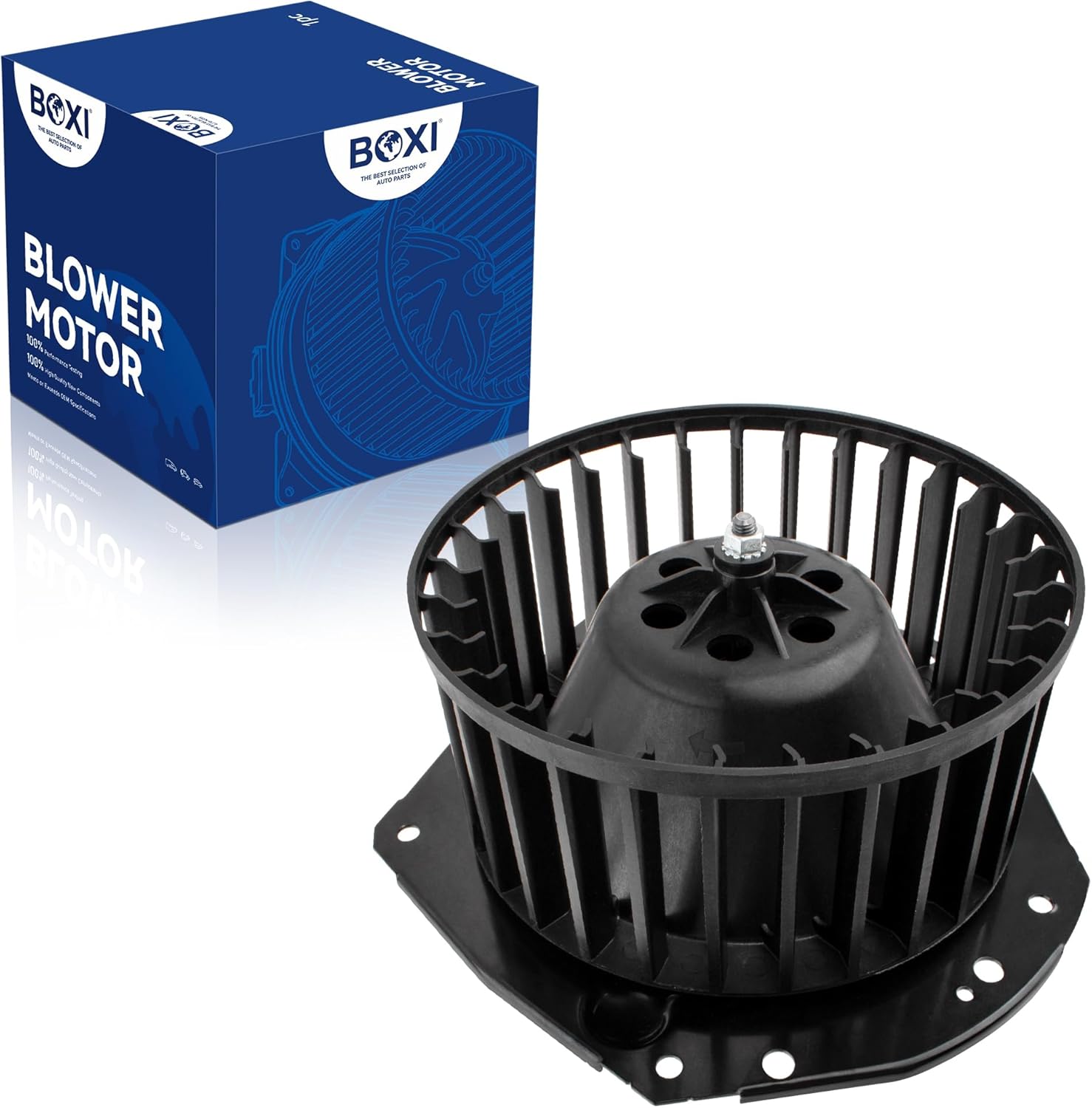 BOXI 700213 HVAC Heater Blower Motor Assembly Fits for Buick Cadillac Chevrolet GMC Isuzu Oldsmobile Pontiac Skylark Seville Beretta C10 K10 K20 C2500 C30 Cutlass Grand Am/Replaces 19131214 2311430