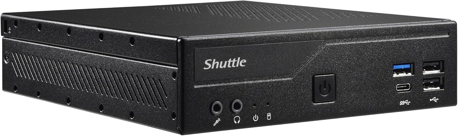 Shuttle XPC Slim DH610 Barebone System - Slim PC - Socket LGA-1700-1 x Processor Support