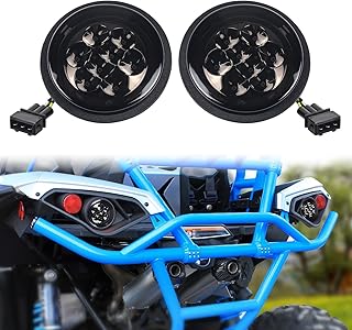 Pair LED Tail Light Assembly Compatible with Can Am Outlander, Smoked Rear Brake Lights Tail Lamps Compatible with Can-Am Outlander Renegade Commander Maverick 2011-2017,Replace #710001645