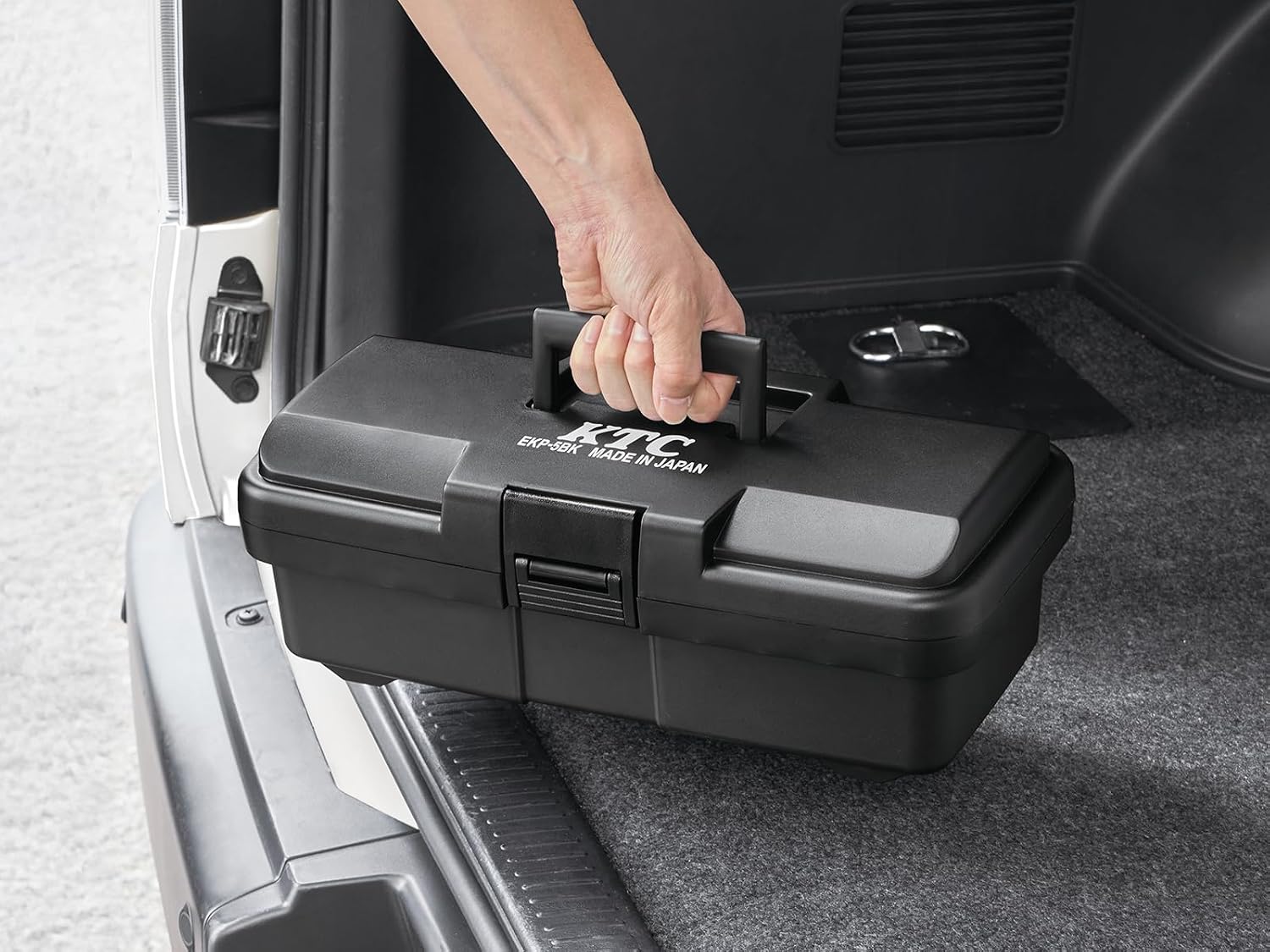 Kyoto EKP-5BK Plastic Hard Case with Tools for Machinery (KTC) - Black