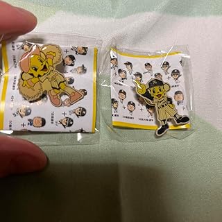 Fan Club Limited Hanshin Tigers Pin Badge Lucky