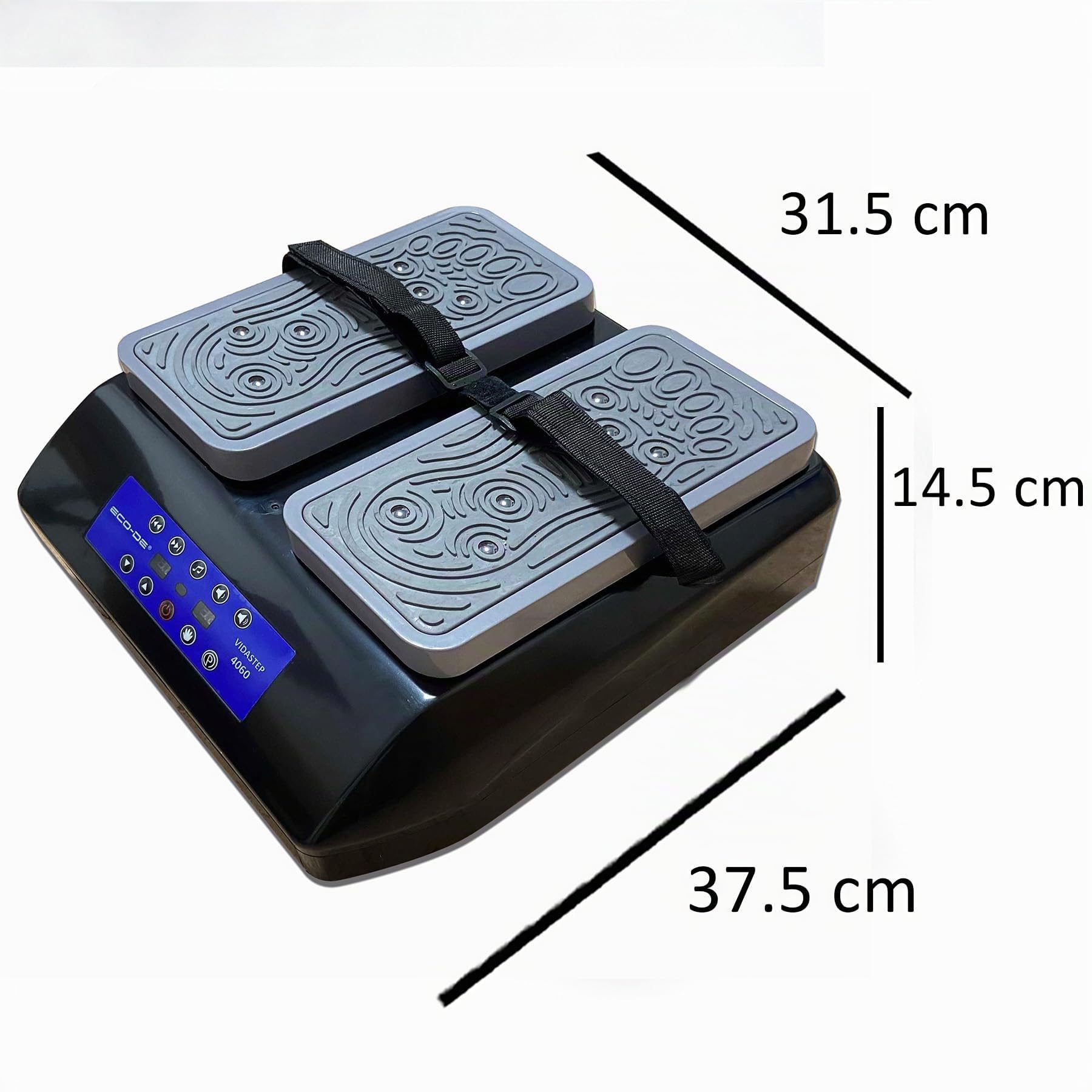 ECODE Exerciseur de Jambes Électrique, Simulateur de Marche Assise, Circulation Jambes avec Télécommande Bluetooth