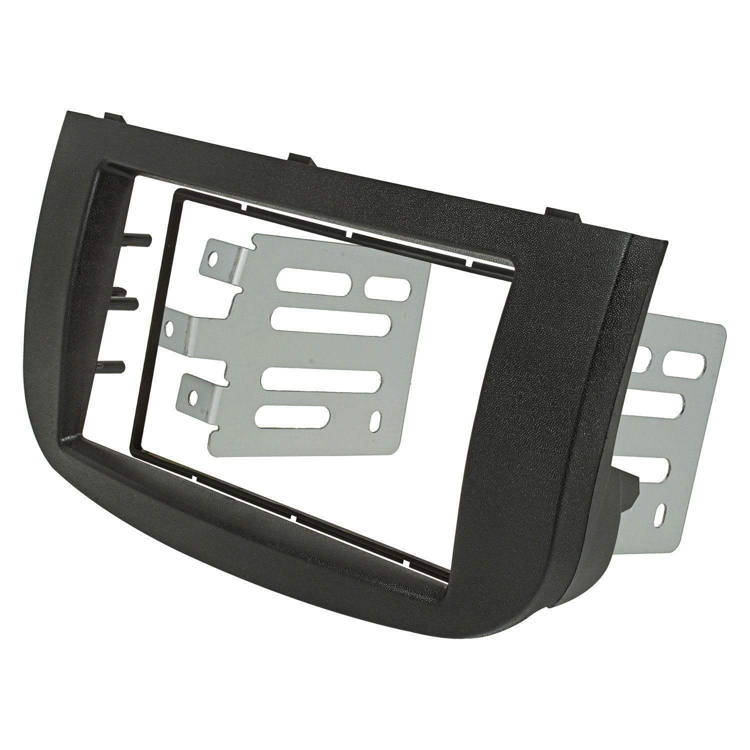tomzz Audio 2437-018 Doppel DIN Radioblende kompatibel mit Mitsubishi Colt Z30 Z30G Z3B Z3V 2008 bis 2012 schwarz