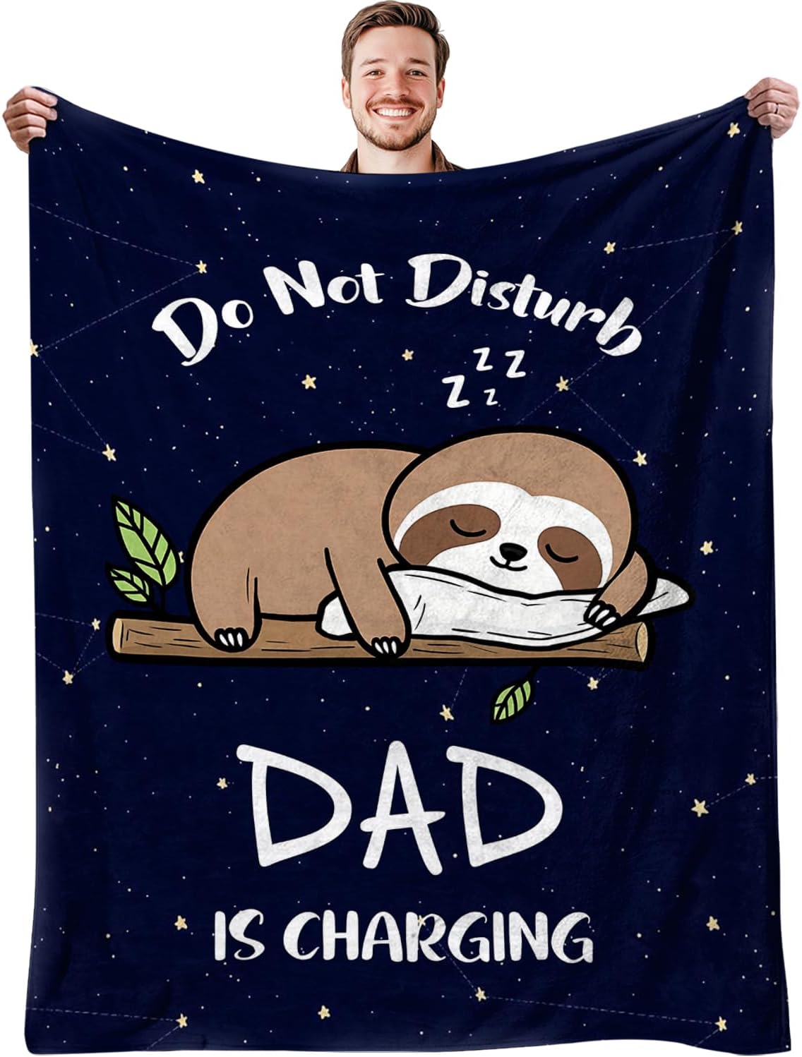 Blanket Gifts for Dad from Daughter Son, Happy Birthday Dad Gifts, Best Daddy Ever Blanket, Father Gifts for Fathers Day Christmas Throw Blanket 50''x60''