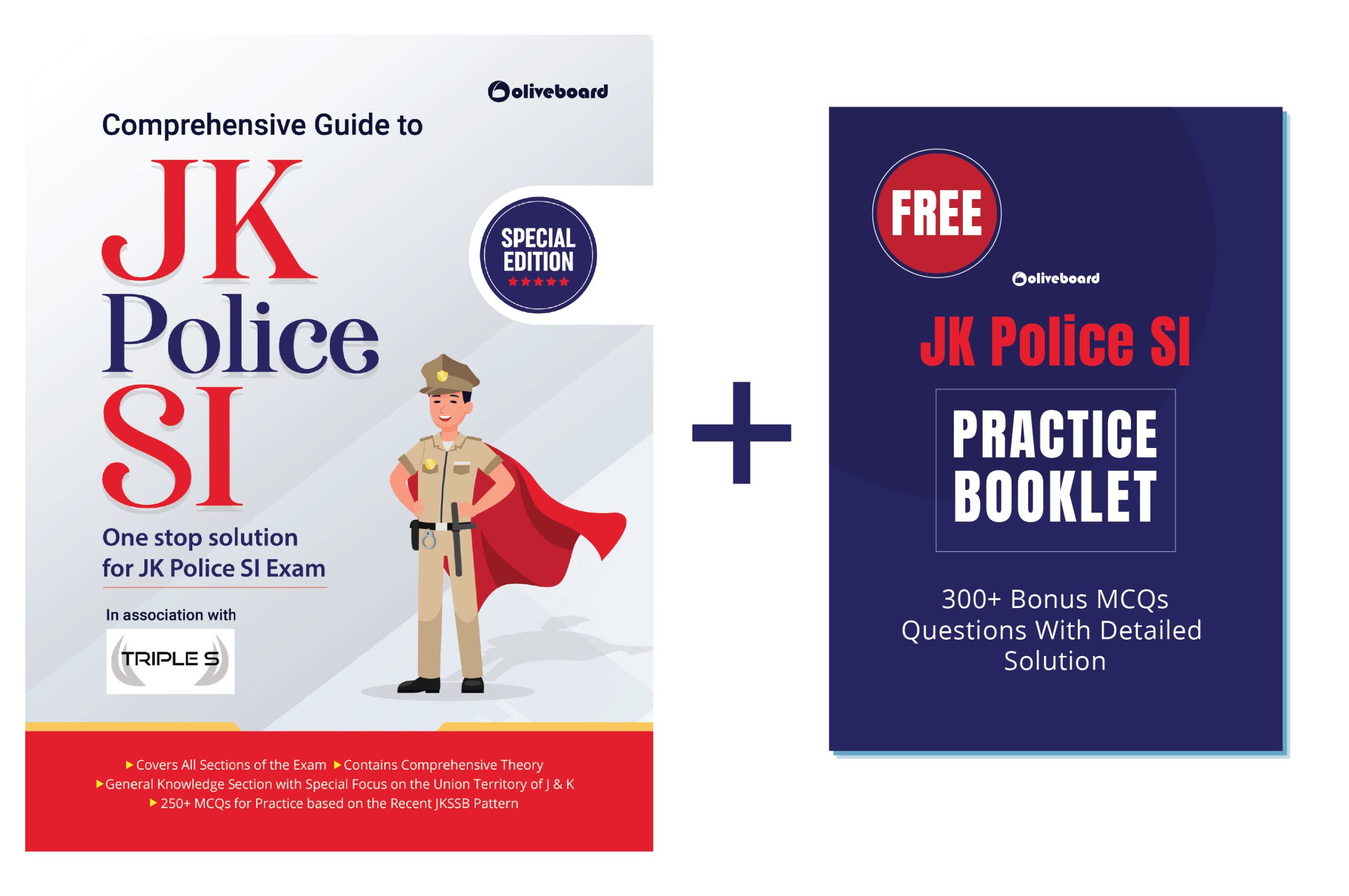 Comprehensive Guide for JK Police SI with Bonus MCQ's Booklet | 300+ Practice Questions with Detailed Solutions |