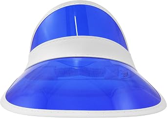 Morph Retro Colorful Plastic Sun Visor Hat, Tourist Bingo Casino Dealer Costume, Tennis Golf Visor for Women
