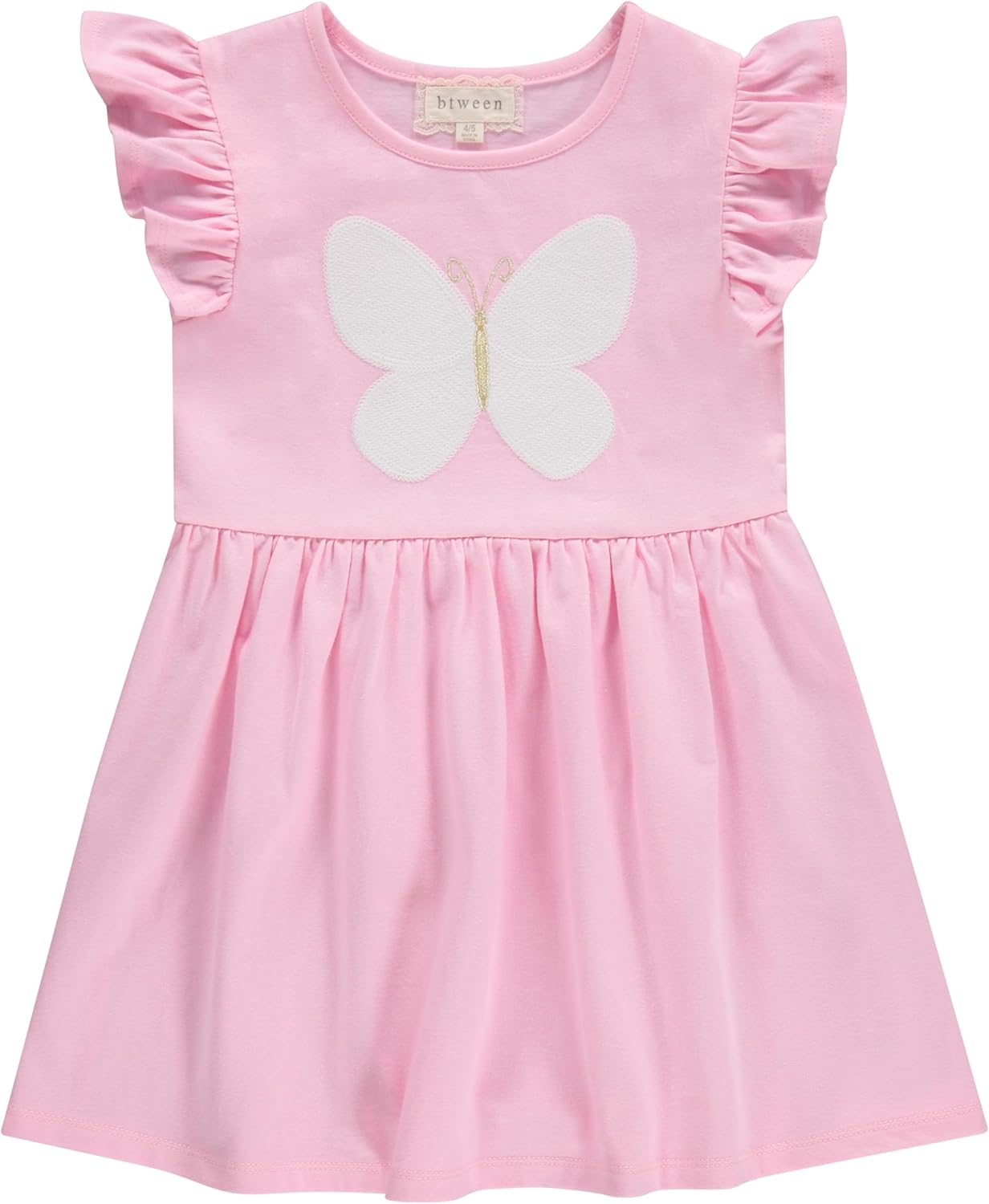 BTween 3 Piece Girls Summer Dress Set Short Sleeve Casual Skater Dresses - Image 2