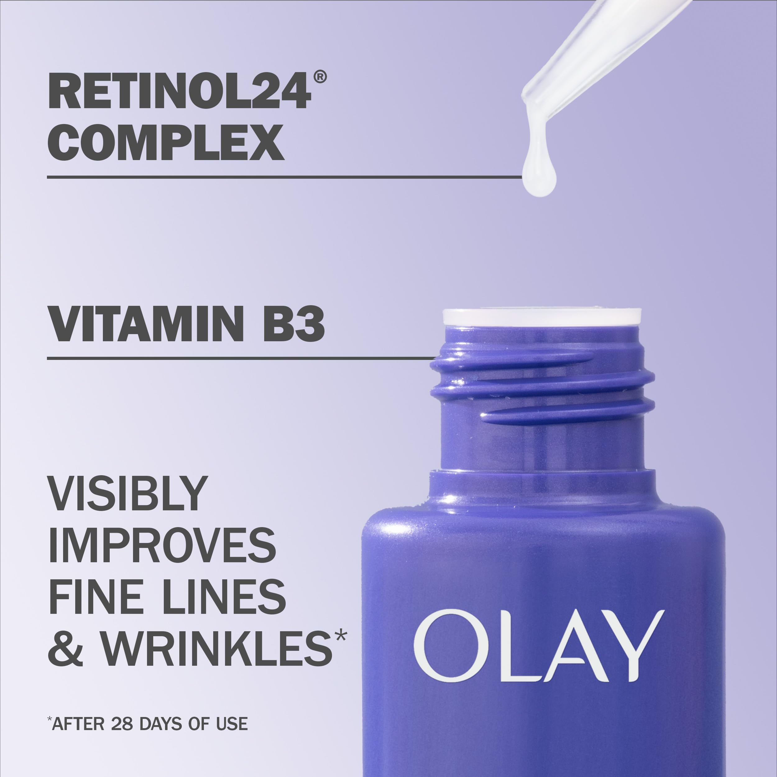 Amazon.com: Olay Retinol 24 MAX Night Smoothing Serum, Fragrance