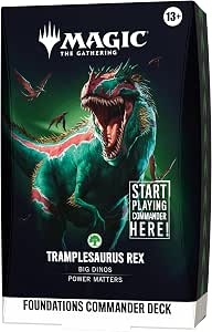 Magic: The Gathering Foundations Commander Deck - Tramplesaurus Rex