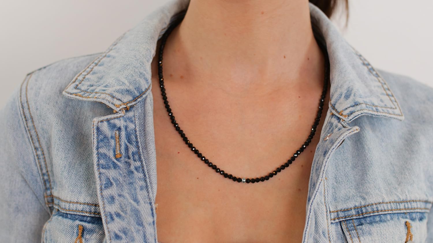 BERGERLIN collar de piedras naturales genuinas con cuenta de plata de ley 925 o cuenta chapada en oro - collar de perlas de filigrana para mujer con cierre y certificado de autenticidad