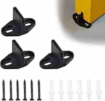 4 Guide Porta Scorrevole Inferiori - Per Porte Fienili, Armadi E Legno - Scorrimento Fluido E Silenzioso - Foto 3