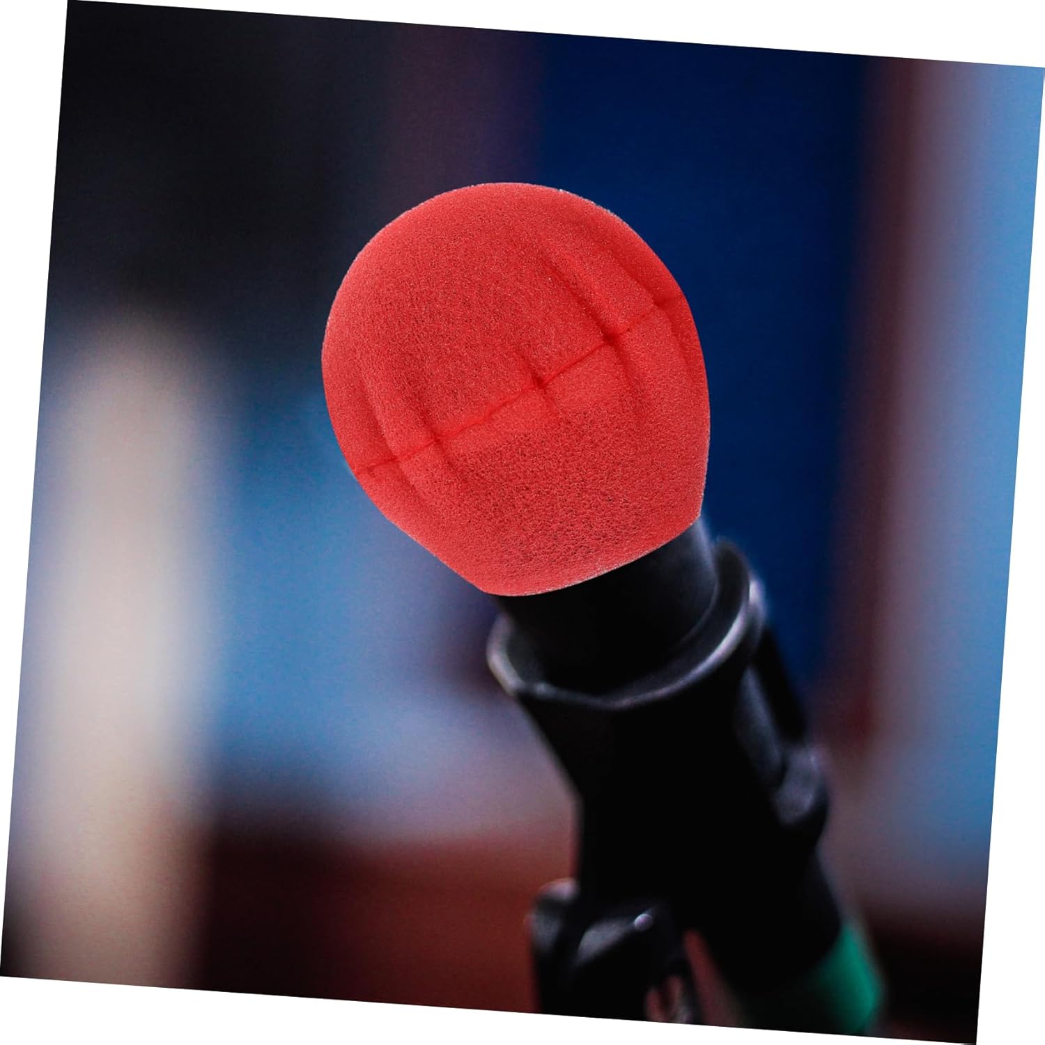 Mikikit 400pcs Disposable Microphone Sponge Covers Windproof Protection for Handheld Mics for Ktv Parties and Conferences Breathable and Washable Mic Accessories