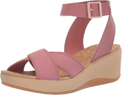 clarks wedge sandals amazon