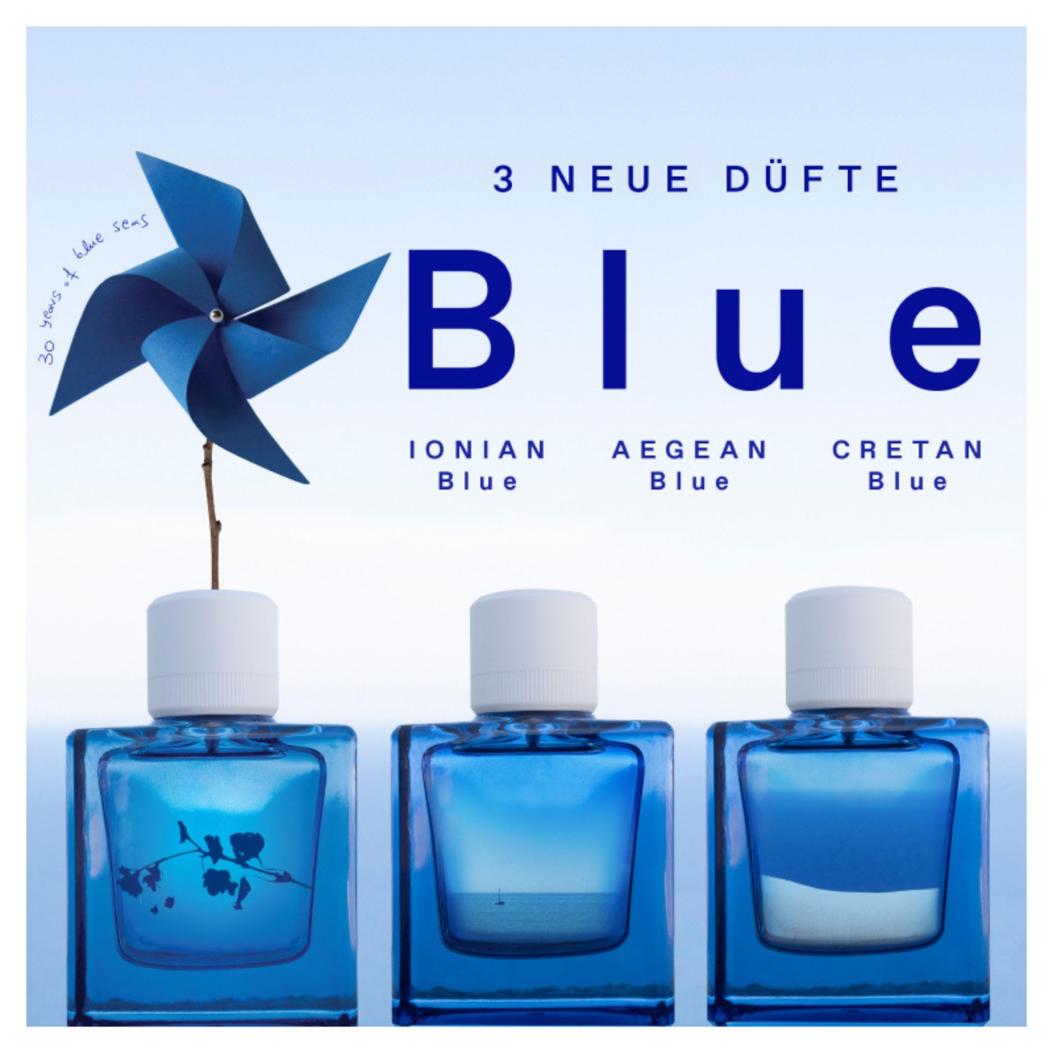 KORRES CRETAN BLUE Eau de Toilette Unisex, zitrisch-maritimer Duft, 50 ml | Veganes Eau de Toilette mit Bergamotte, Meersalz, Ambergris und Sandelholz. Mit natürlichem Alkohol.