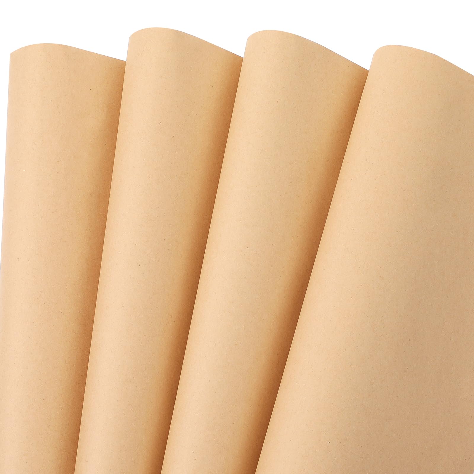 Ulmasinn Brown Craft Paper 8 Sheets of Pre-Cut Kraft for Birthday Christmas Gift Wrapping, Crafts, Paintings, Paper Cutouts, Book Covers, Bouquets, Wall Art, Tablecloth Placemats, 20" X 29" Each