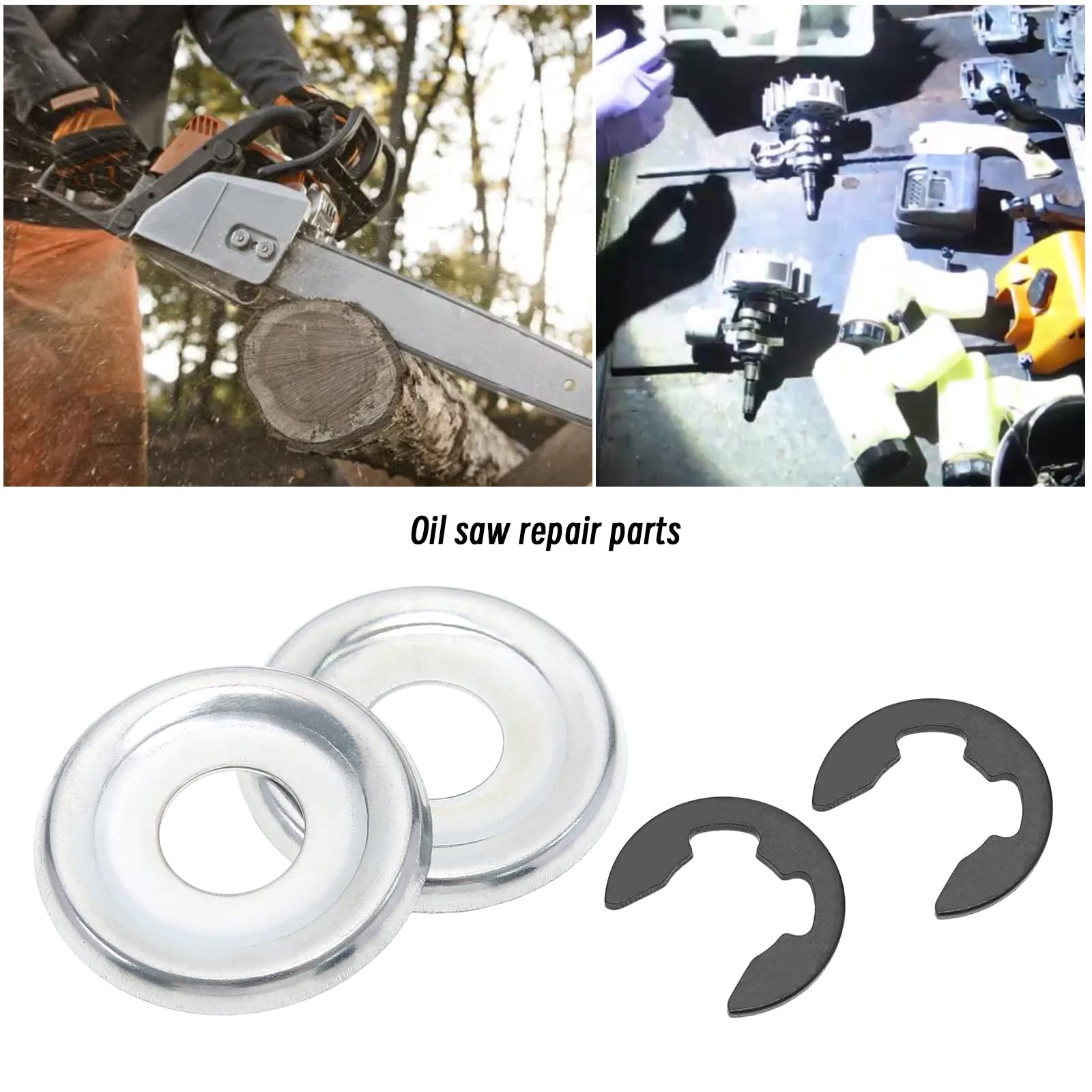 Image secondaire de Kit de Rondelles et Clips d'Embrayage pour Tronçonneuse Stihl