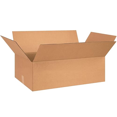 Cajas de cartón corrugado planas de 28 x 18 x 8, planas, 28 pulgadas de largo x 18 pulgadas de ancho x 8 pulgadas de alto, paquete de 15 | Envío,
