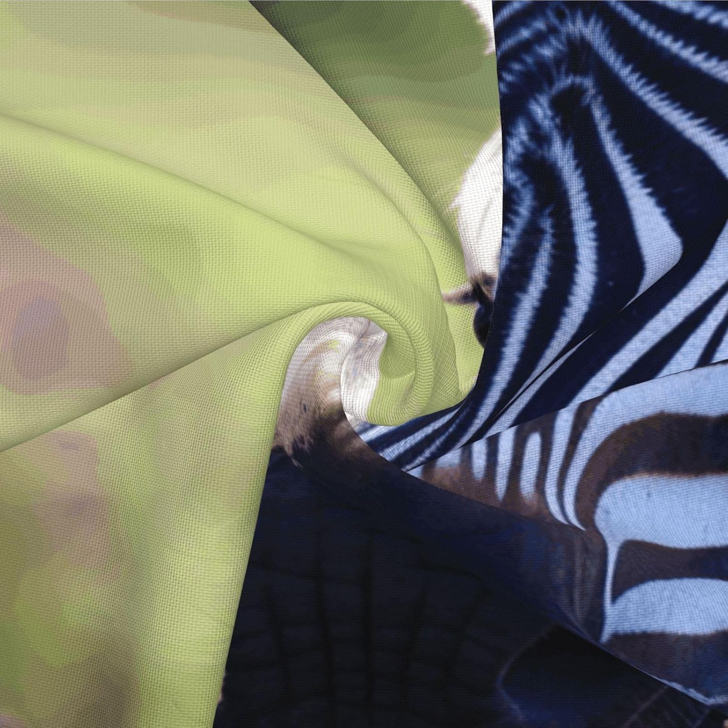 Zebra Stripes Imitation Linen Pillowcase -2 Sets, Fashionable Home Decoration, Used for Sofas, Gardens, beds