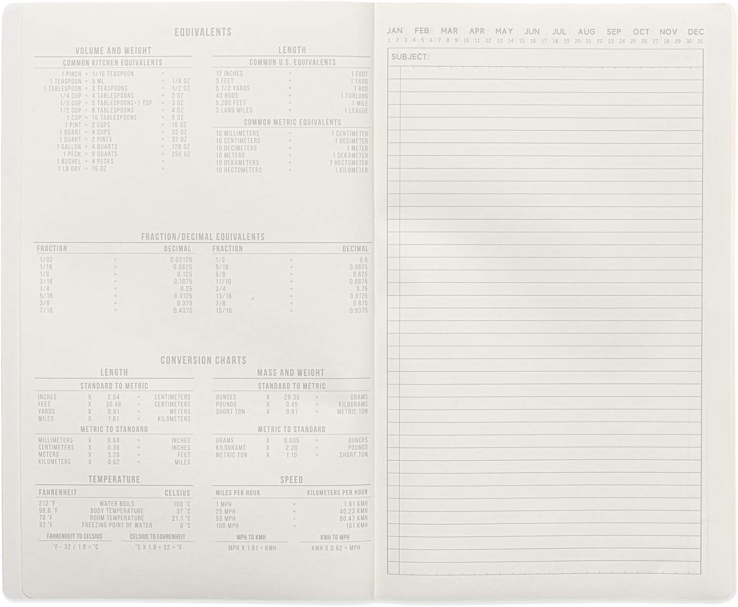 DesignWorks Ink Cloth Cover Notebook, 7.25" x 11.75", Dang it All to Heck - Dusty Blush Stripe